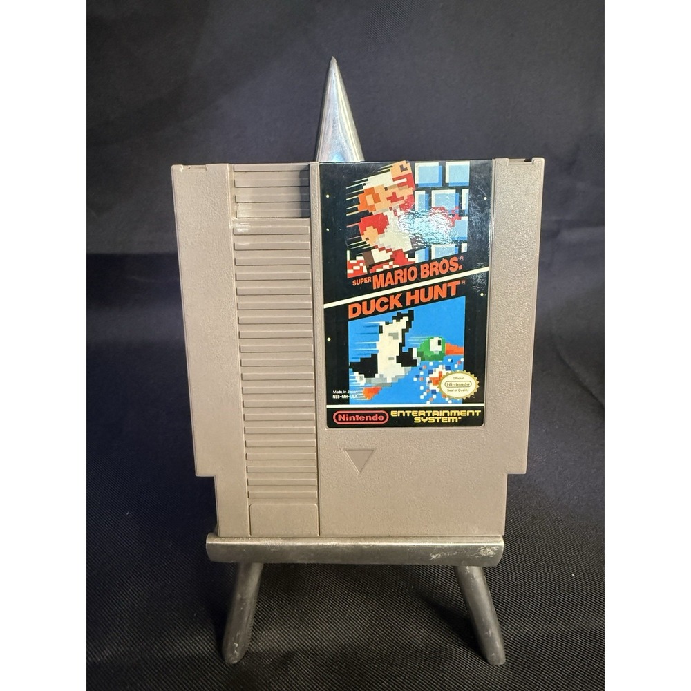 1985 Super Mario Bros Duck Hunt Nintendo NES-MH-USA Game Cartridge NTSC-U/C